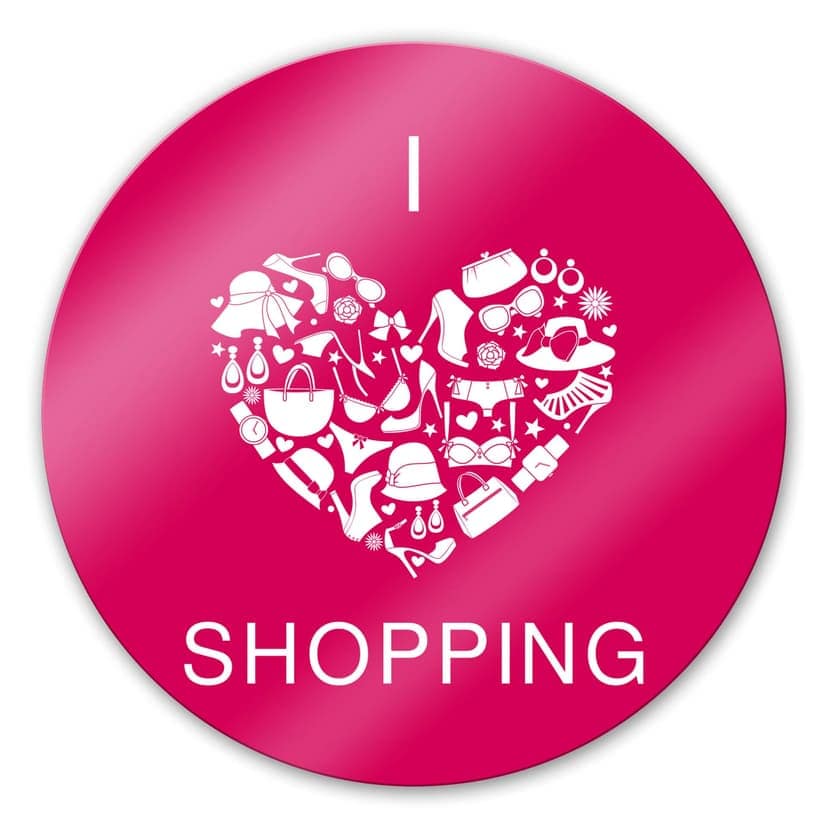 I love shopping - tondo