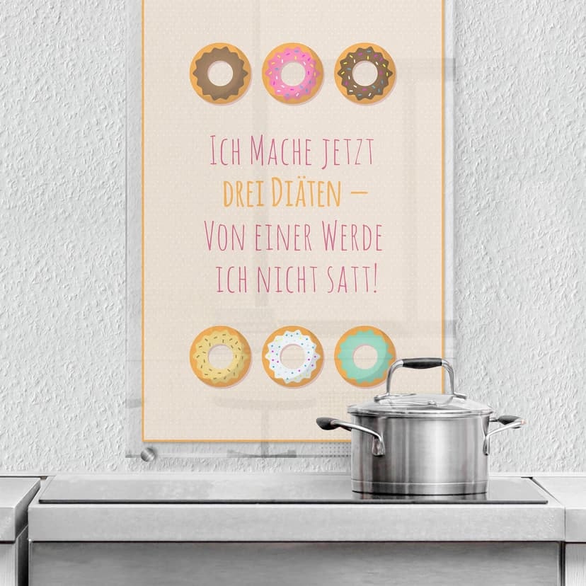 Pannello paraschizzi Ich mache jetzt drei