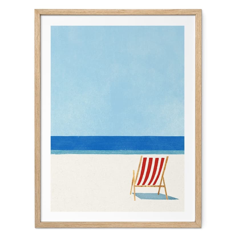 Sdraio Poster con vista mare - Rivers