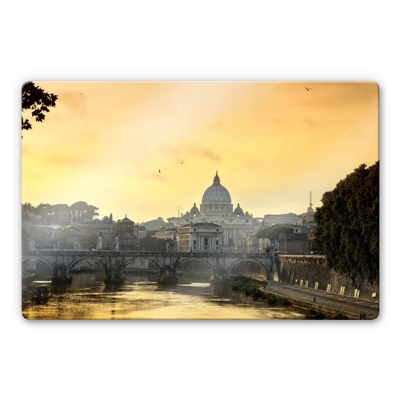 Ponte Sant'Angelo con basilica di San Pietro