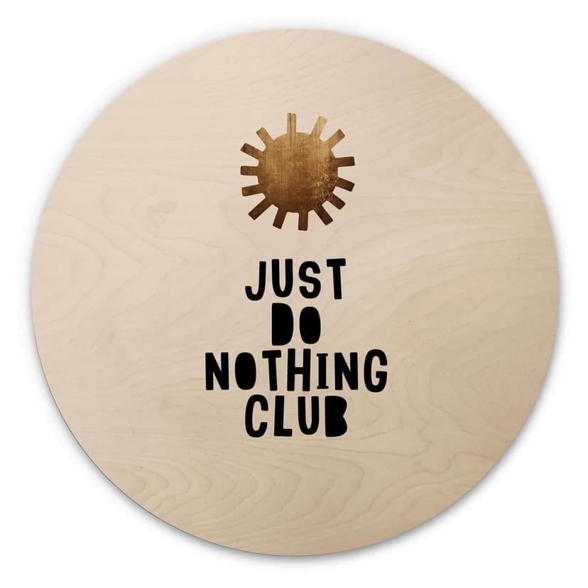 Stampa su legno Kubistika - Do Nothing Club