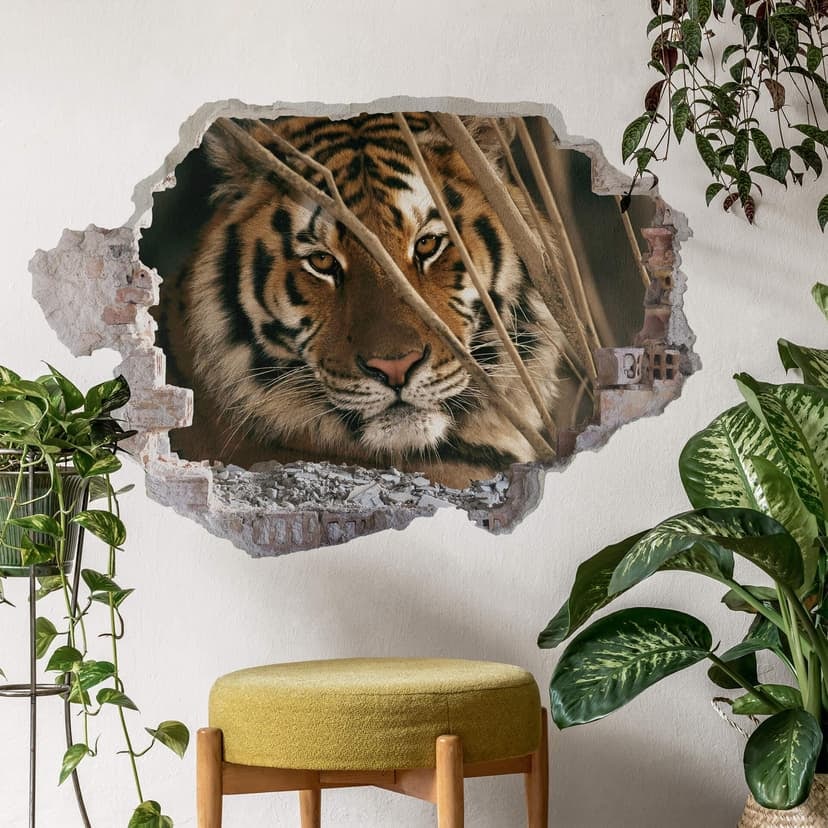 Adesivo 3D National Geographic Tigre