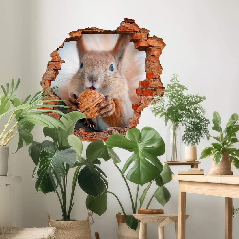 Adesivo 3D - Scoiattolo