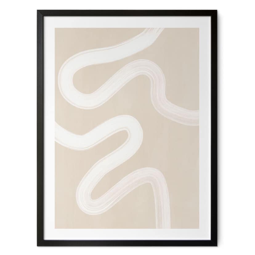 Poster One Line Art - Corrente gentile - Ristova