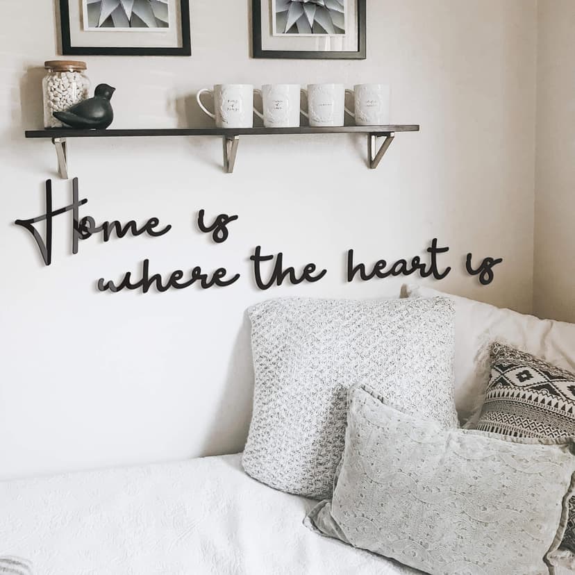 Scritta in acrilico - Home is where