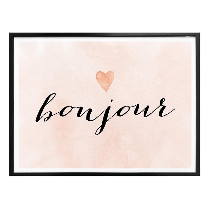 Poster Confetti & Cream – Bonjour