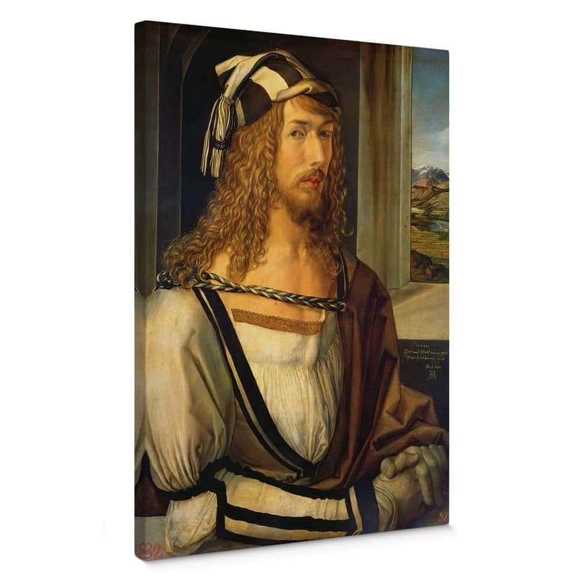 Dürer - Autoritratto con paesaggio