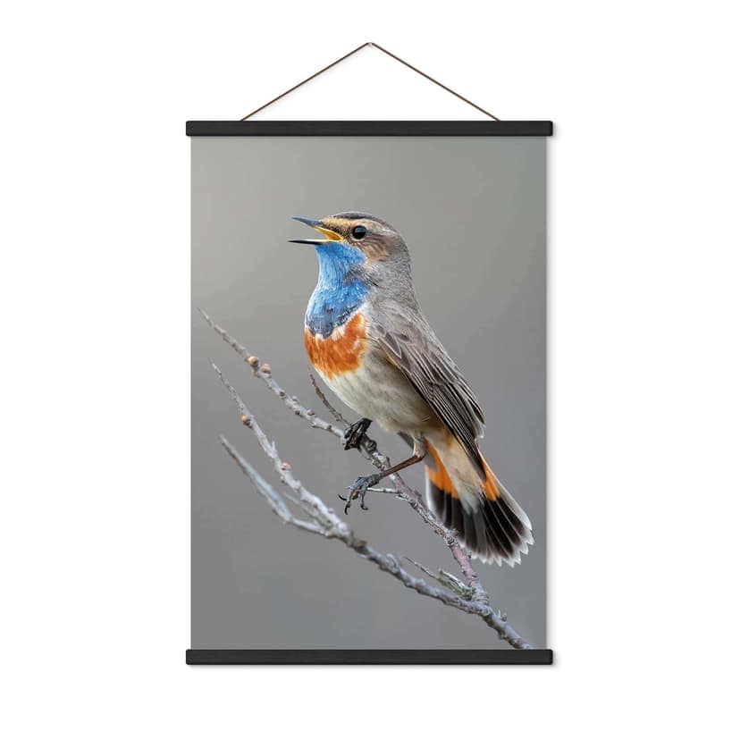 Stampe su tessuto che cantano il bluethroat - van Duijn