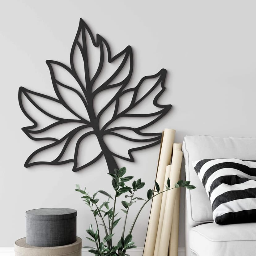 Decoro in MDF - Foglia d'acero