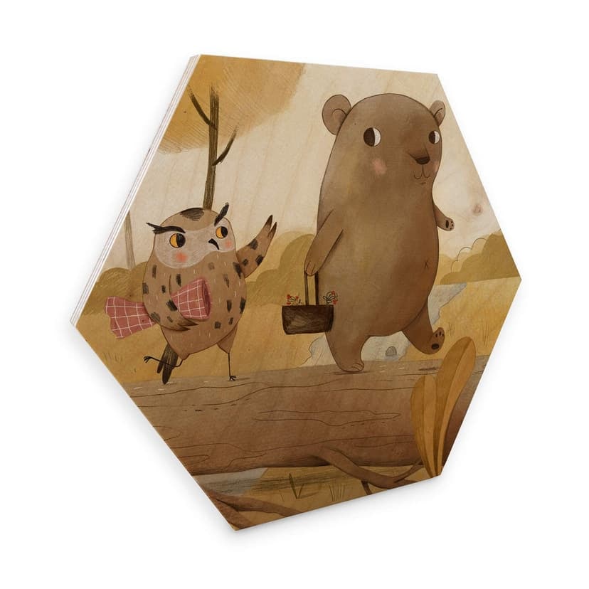 Esagoni in legno Loske - Picknick