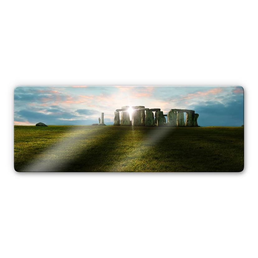 Stonehenge al calar del sole - panoramica