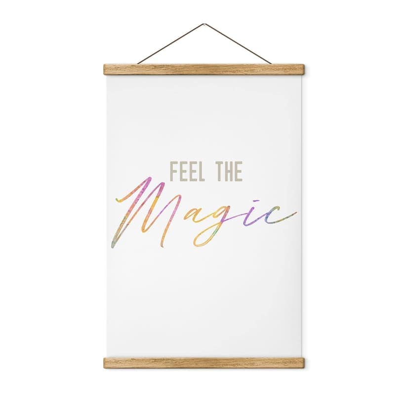 Poster tessile Feel the magic