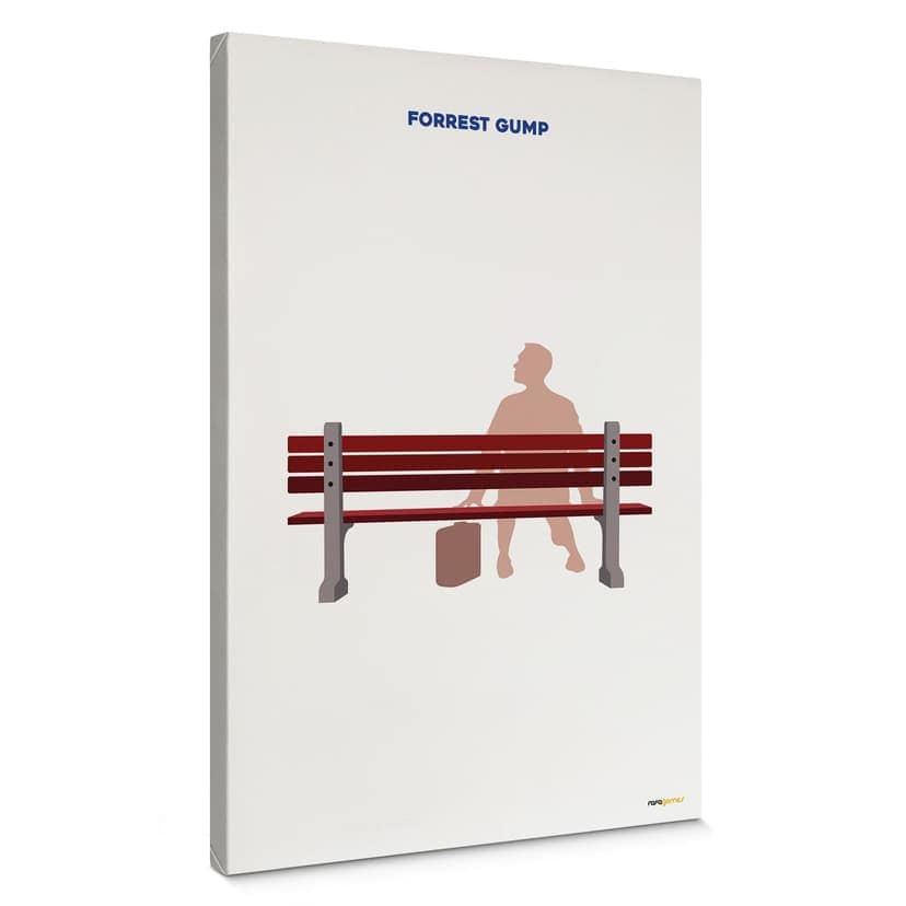 Stampa su tela Ispirato al film "Forrest Gump" - Gomes
