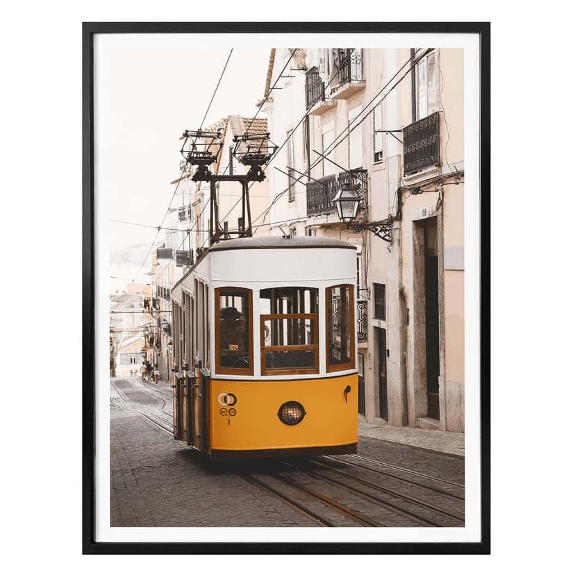 Poster Hugonnard - Tram in Lisbona