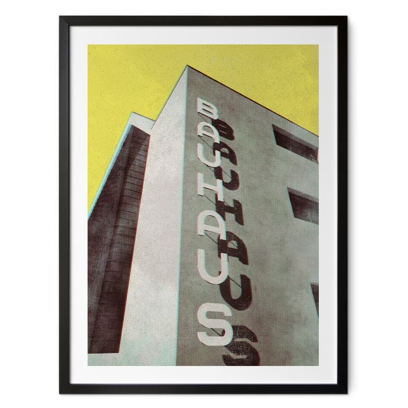 Poster Vintage Bauhaus Dessau Architettura - Blursbyai