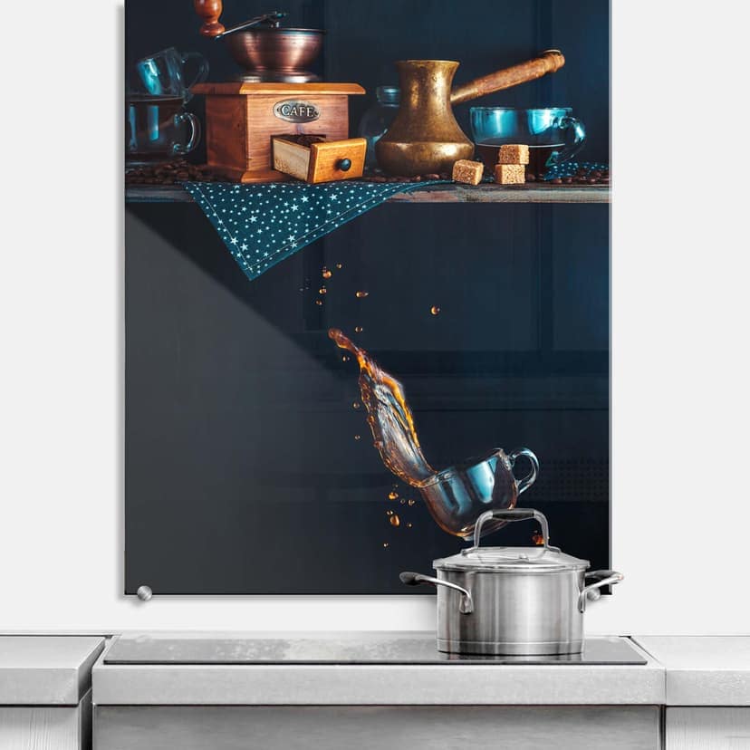 Pannello paraschizzi Belenko - Coffee