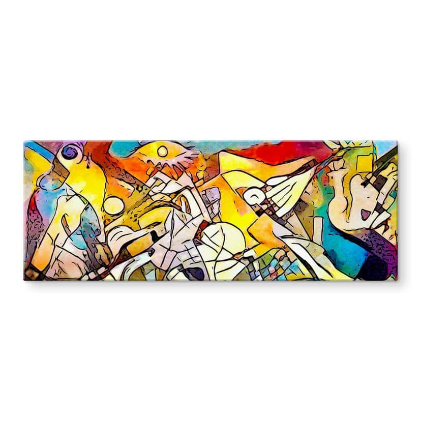 Stampa vetro Zamart - Omaggio a Picasso Chaos