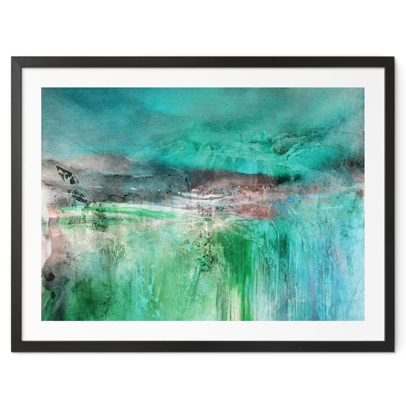 Poster Paesaggio fantastico verde - Schmucker