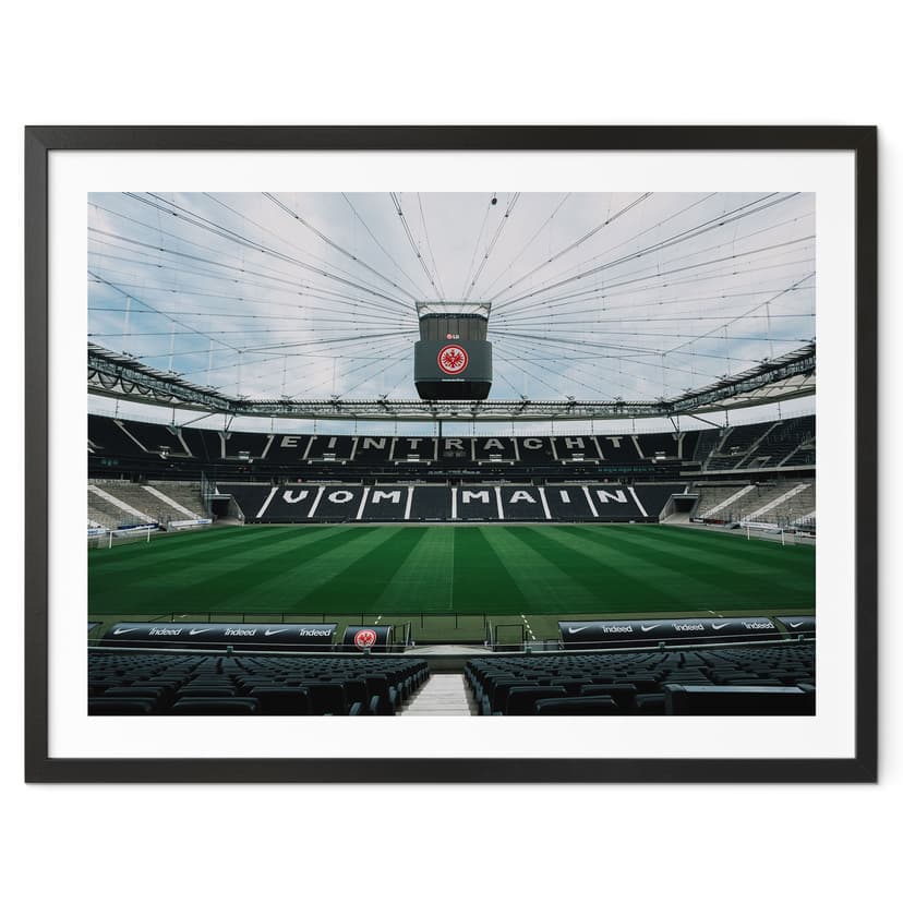 Poster Eintracht Francoforte - Tribuna dello Stadion