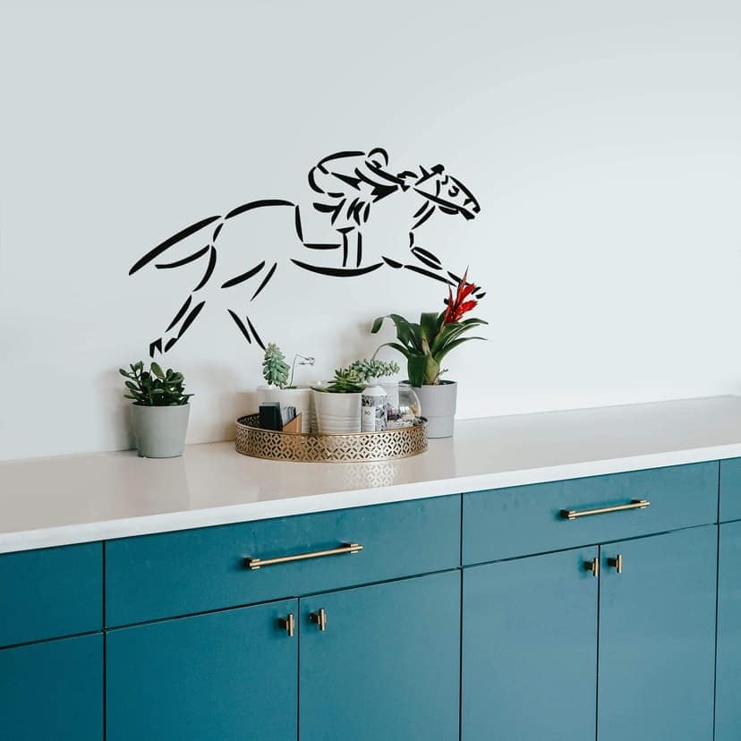 Adesivo murale - Cavaliere veloce