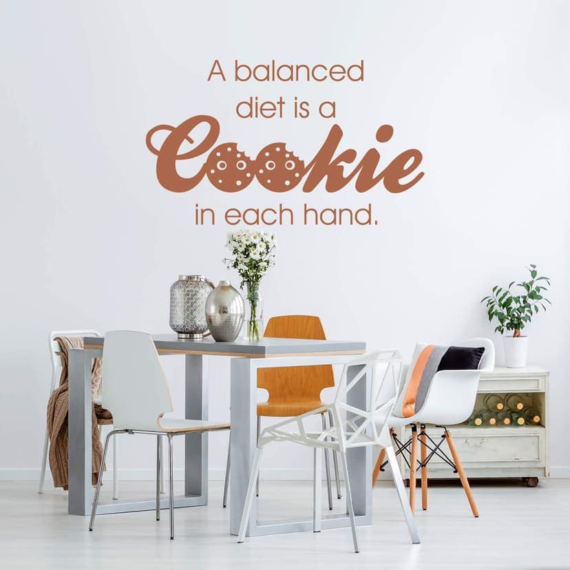 Adesivo murale - A Balanced Diet...
