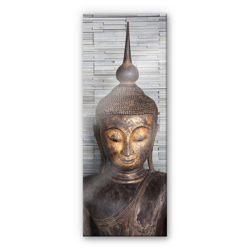 Stampa su vetro acrilico Buddha tailandese - Panorama 02