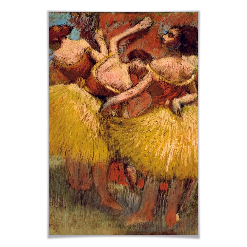 Poster Degas - Tre ballerine