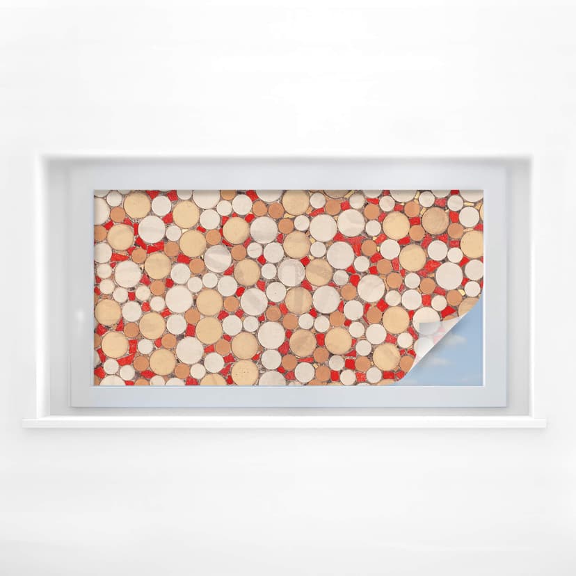 Pellicola adesiva per vetri - mosaico 01 (panoramica)