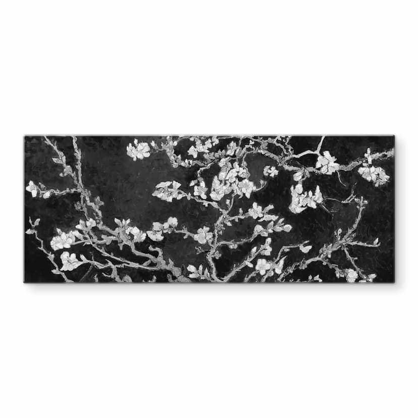 Stampa su vetro van Gogh - Mandorlo in fiore