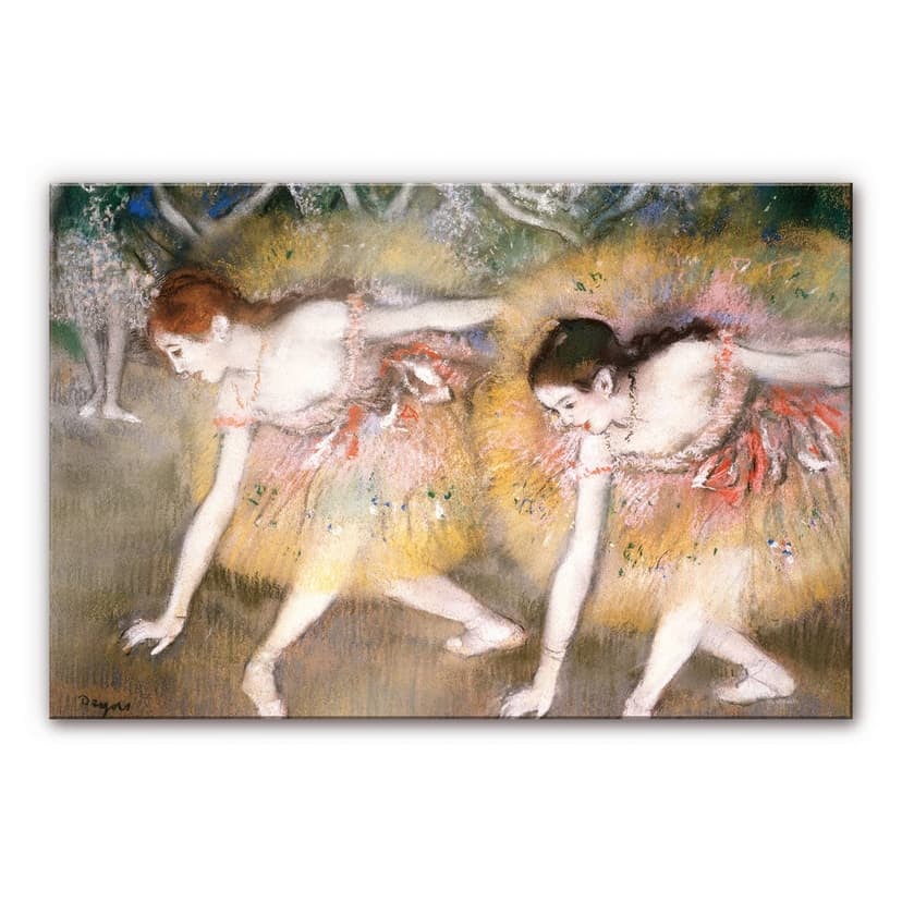 Stampa su vetro acrilico Degas - Ballerine che si inchinano