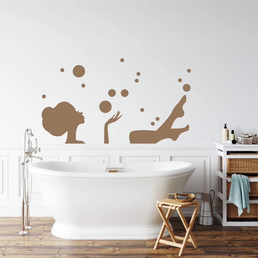 Adesivo murale - Un bagno rilassante