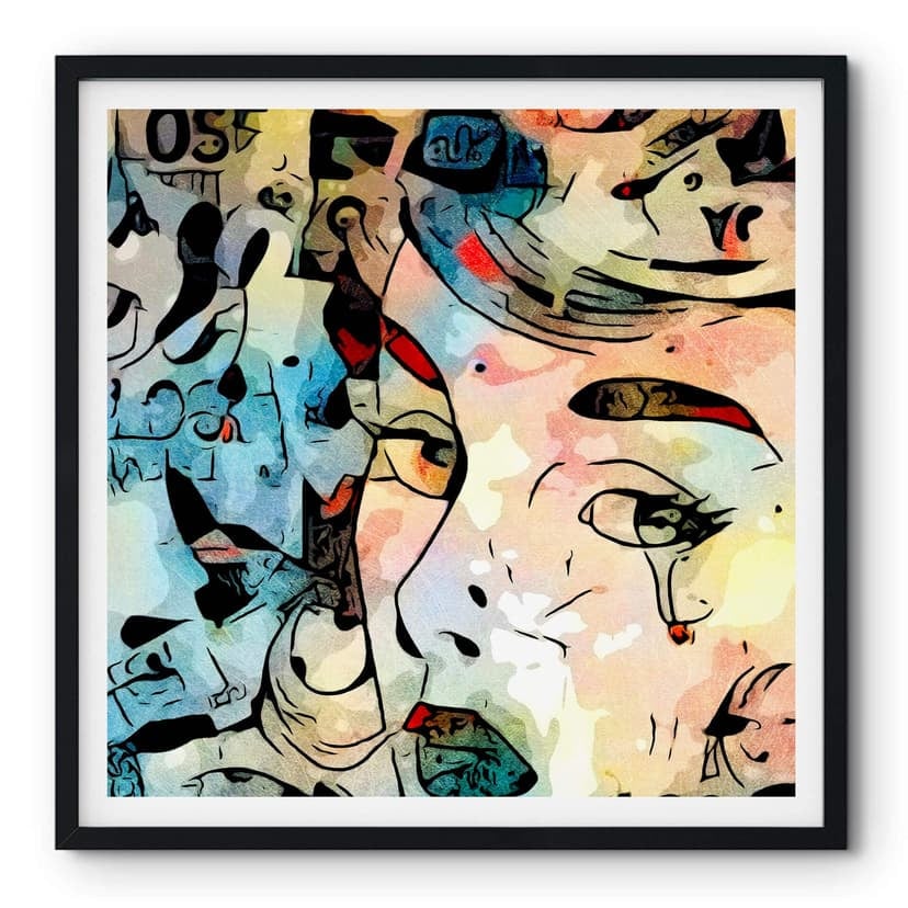 Poster Zamart - Omaggio a Miró - Lacrime