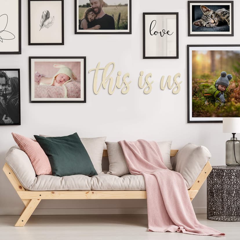 Scritta in legno - This is us