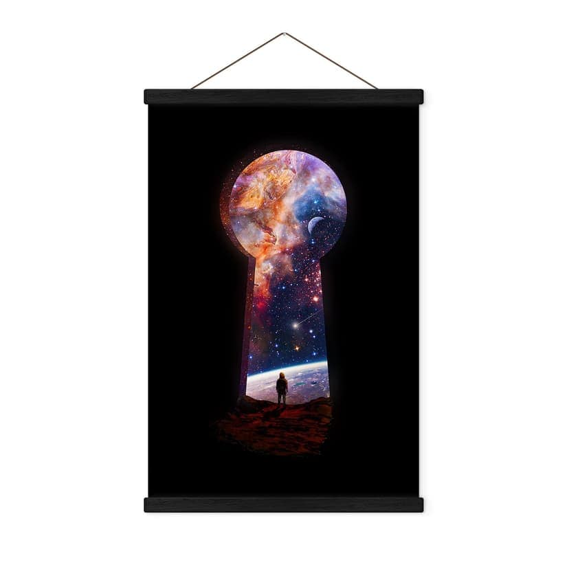 Poster tessile La porta dello spazio - Nicebleed
