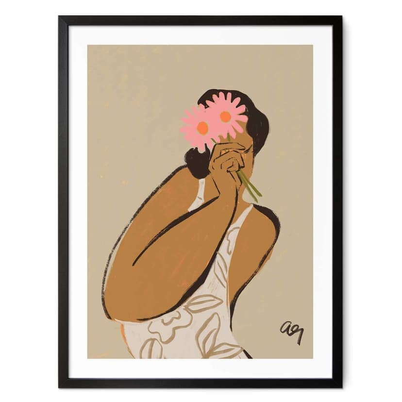 Poster Arty Guava - Flowers in her Hair