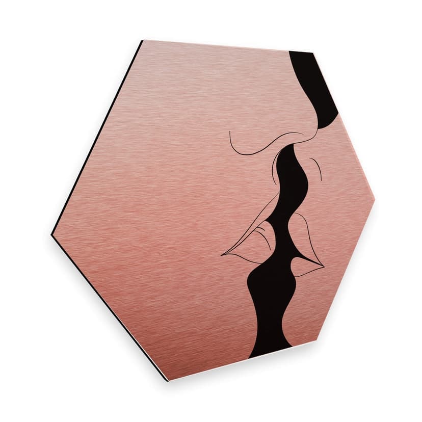 Esagoni Alu-dibond Nordic Creators - White Kiss