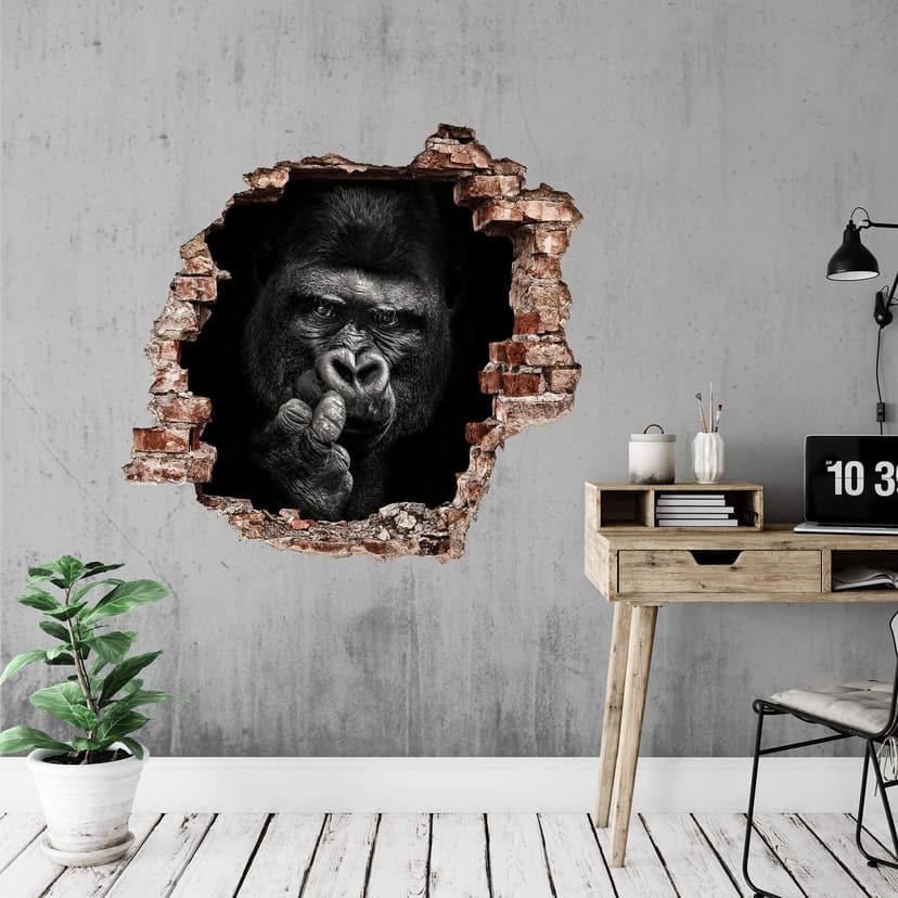 Adesivo murale 3D Meermann - Sguardo