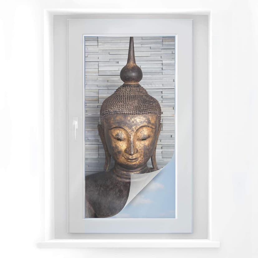 Pellicola adesiva per vetri - Buddha tailandese (panoramica 02)