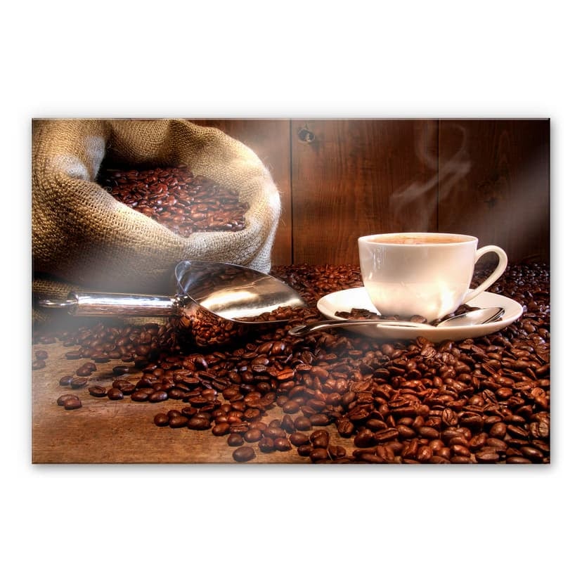 Stampa su vetro acrilico Gusto di caffè