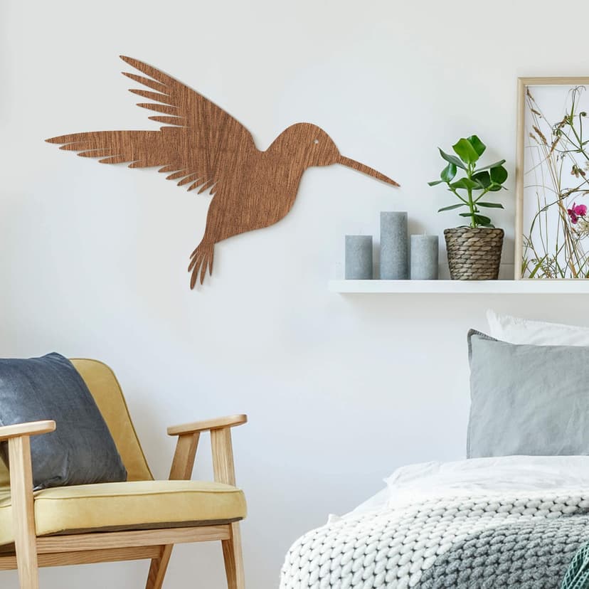 Decoro in legno - Colibrì