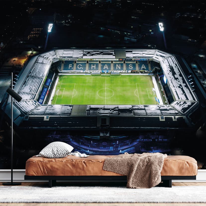 Fotomurale Vista aerea dello stadio dell'FC Hansa Rostock