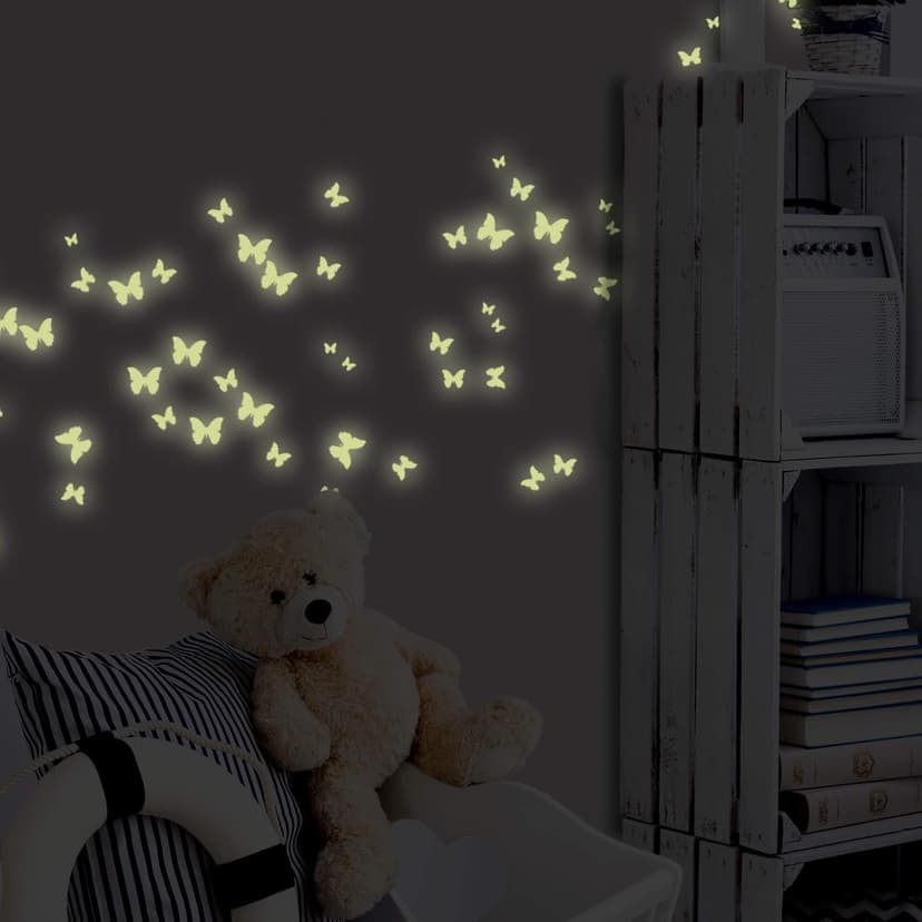Adesivi murali luminosi - Farfalle