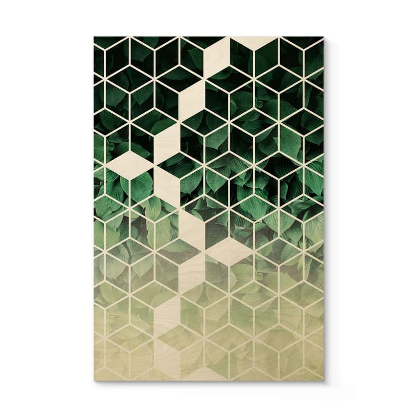 Stampa su legno Fredriksson - Geometrie naturali