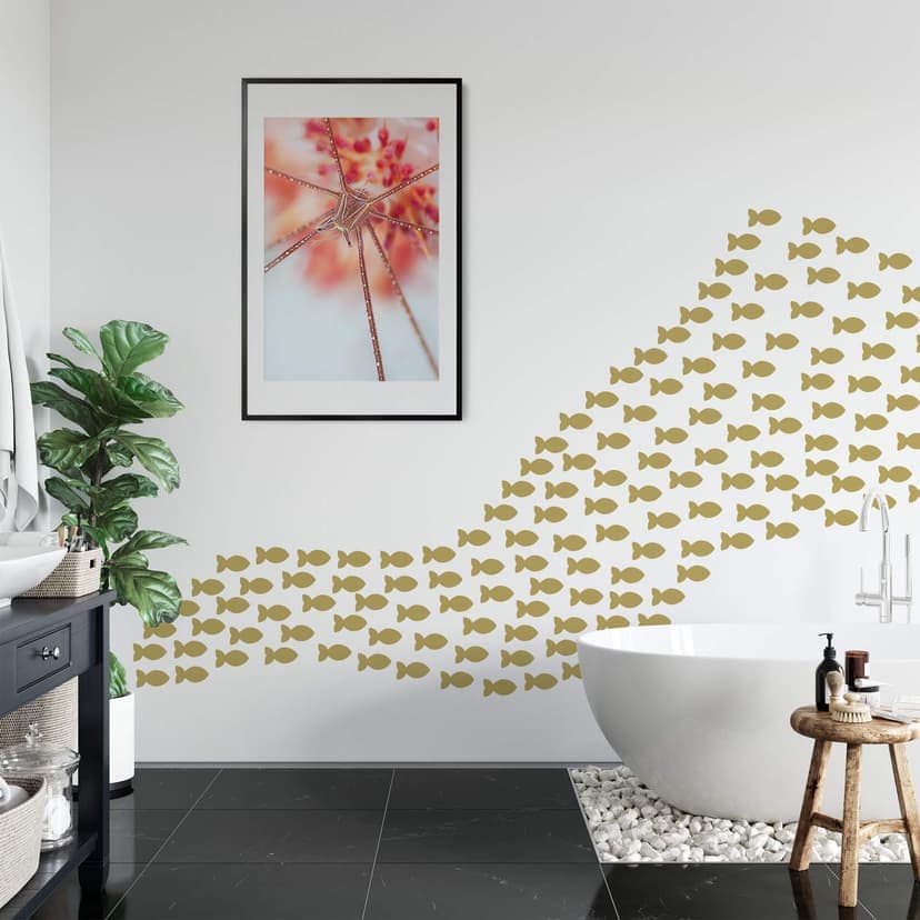 Adesivo murale Set di pesci
