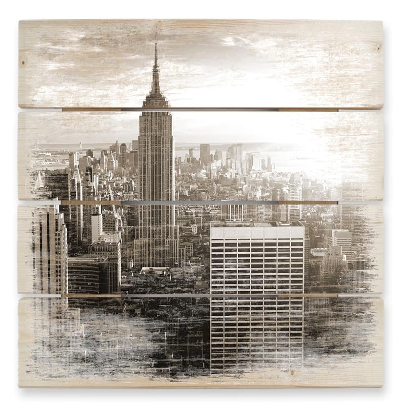 Stampa su legno - The Empire State Building