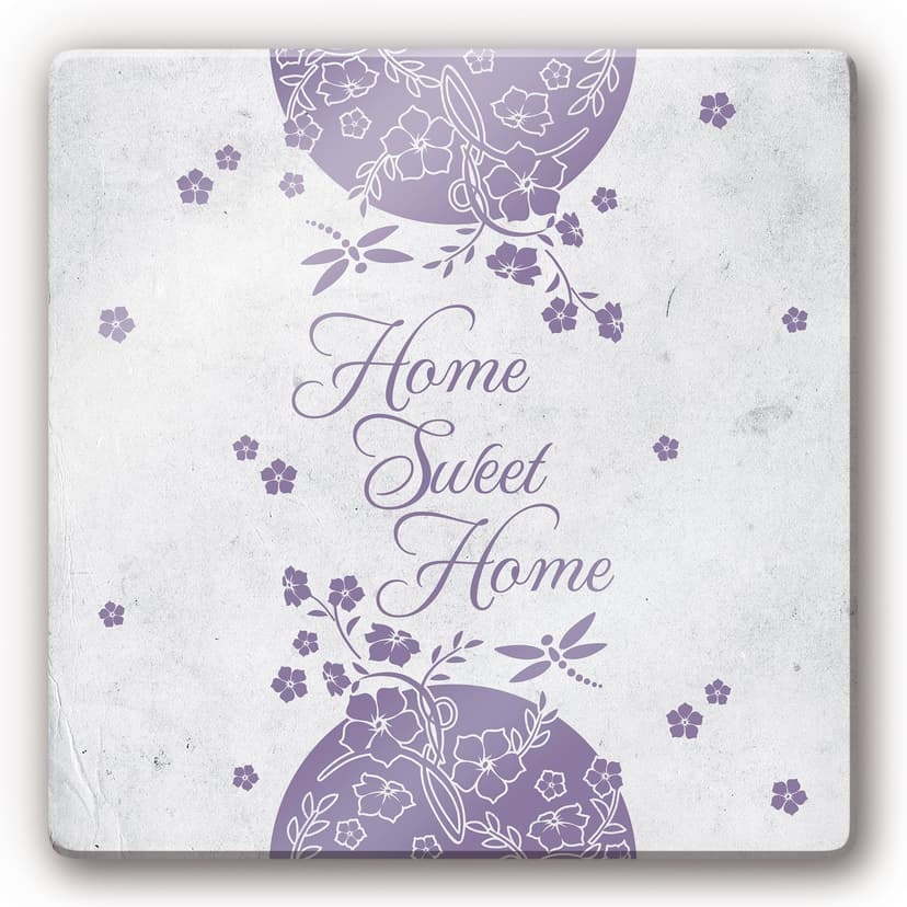 Stampa su vetro - Home Sweet Home - quadrato