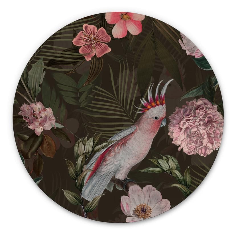 Alu-Dibond UN Designs - Tropici - tondo