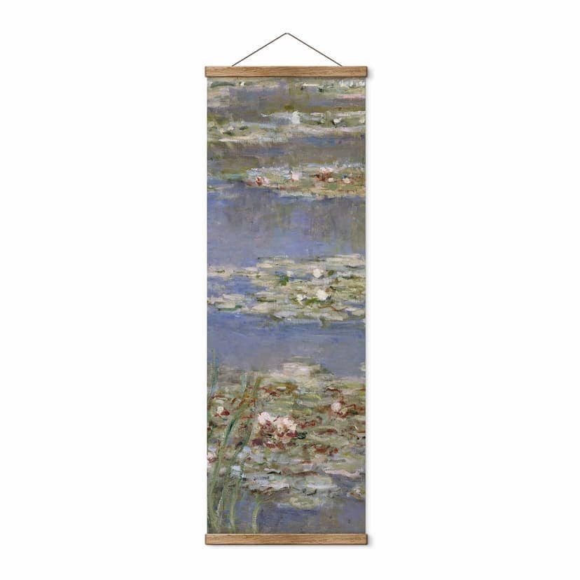 Stampe su tessuto Monet - Ninfee 1905 - Panorama