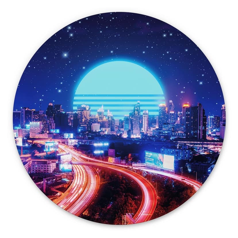 Decorazione murale in Dibond Città cibernetica di Bangkok - Takkar