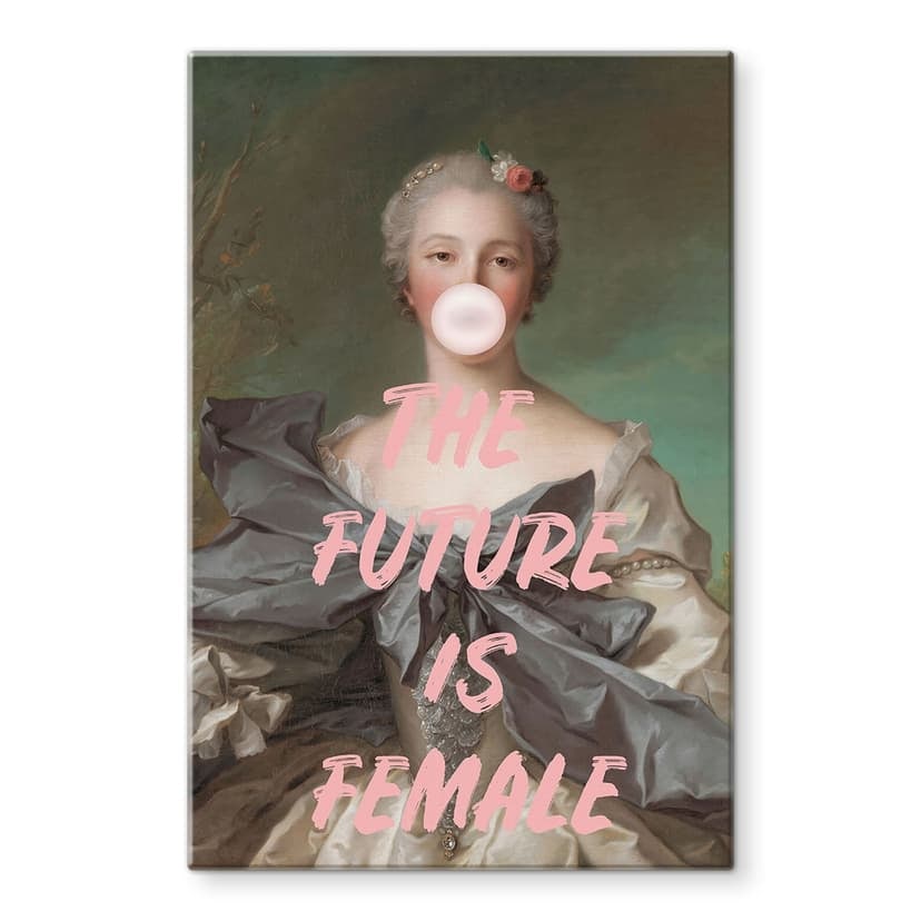 Stampa su vetro Il futuro è femmina - Grace Digital Art